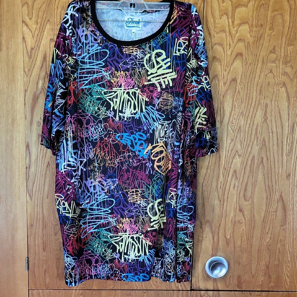Mens Fresh Prince Of Bel-Air Graffiti Print Shirt.